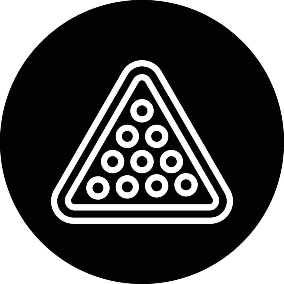 Snooker Icon Design Illustration vector