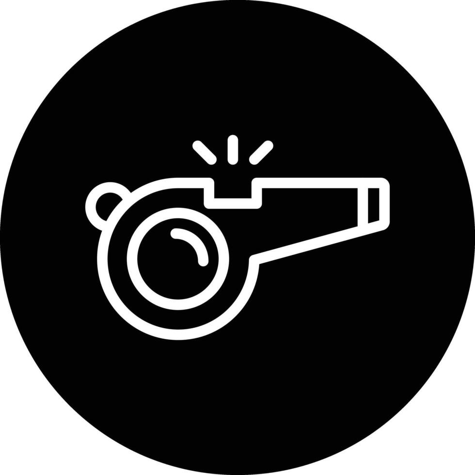 Whistle Icon Design Illustration vector