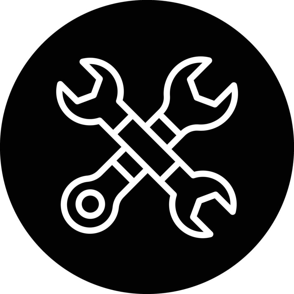 Wrench Icon Design Illustration vector