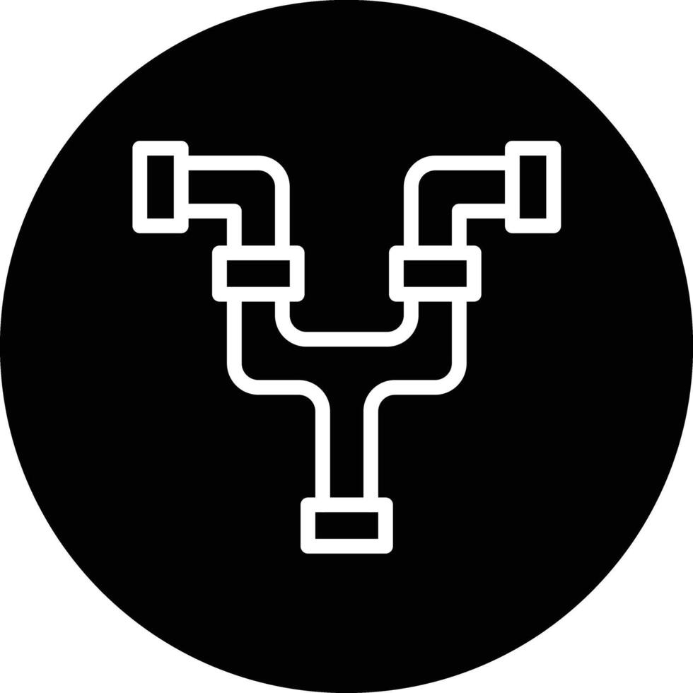 Pipe Icon Design Illustration vector