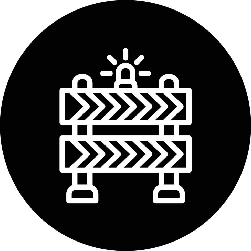 Barrier Icon Design Illustration vector