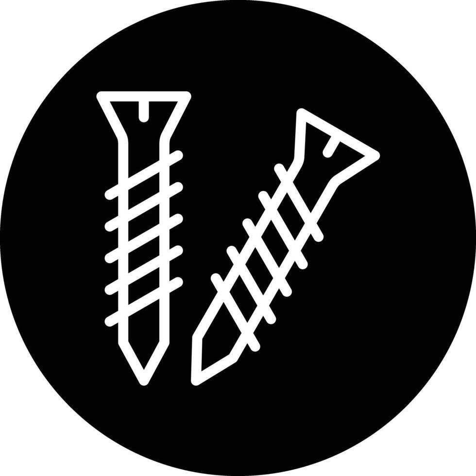 Screws Icon Design Illustration vector