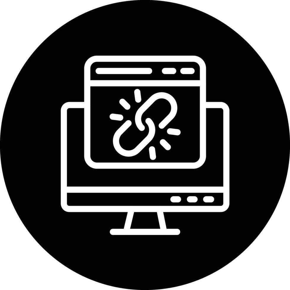 Web link Icon Design Illustration vector
