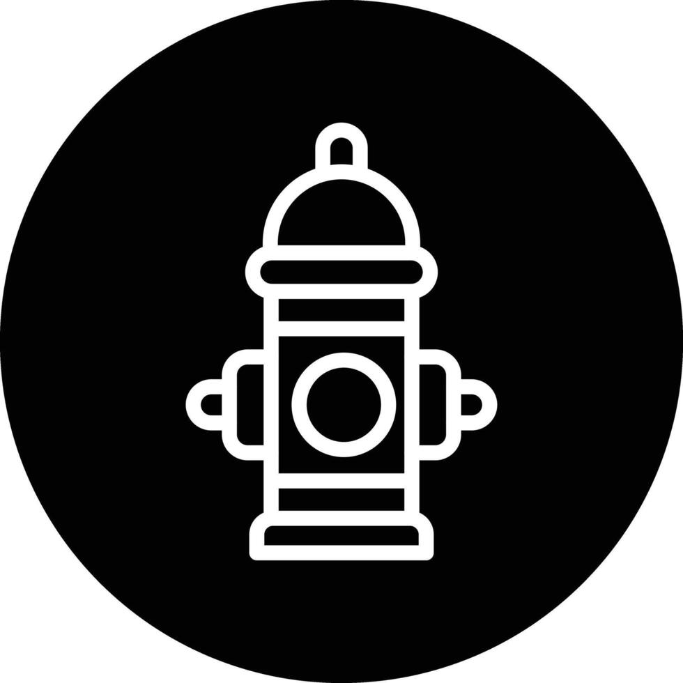 Fire hydrant Icon Design Illustration vector