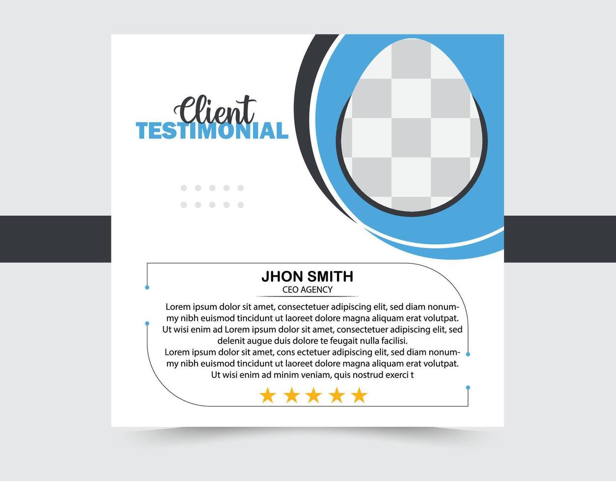 Client Testimonials Design testimonial vector