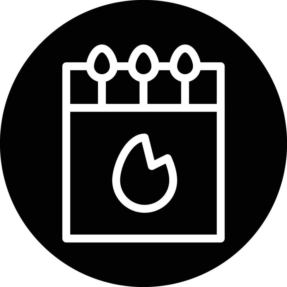 Matchbox Icon Design Illustration vector