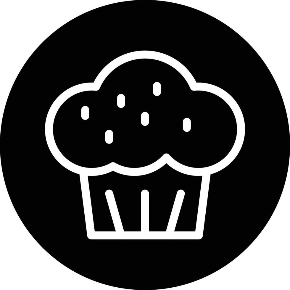 Muffin Icon Design Illustration vector