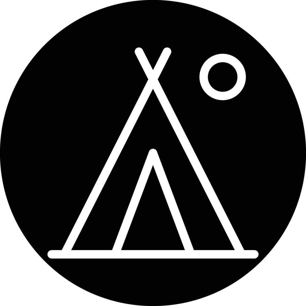 Camping Icon Design Illustration vector