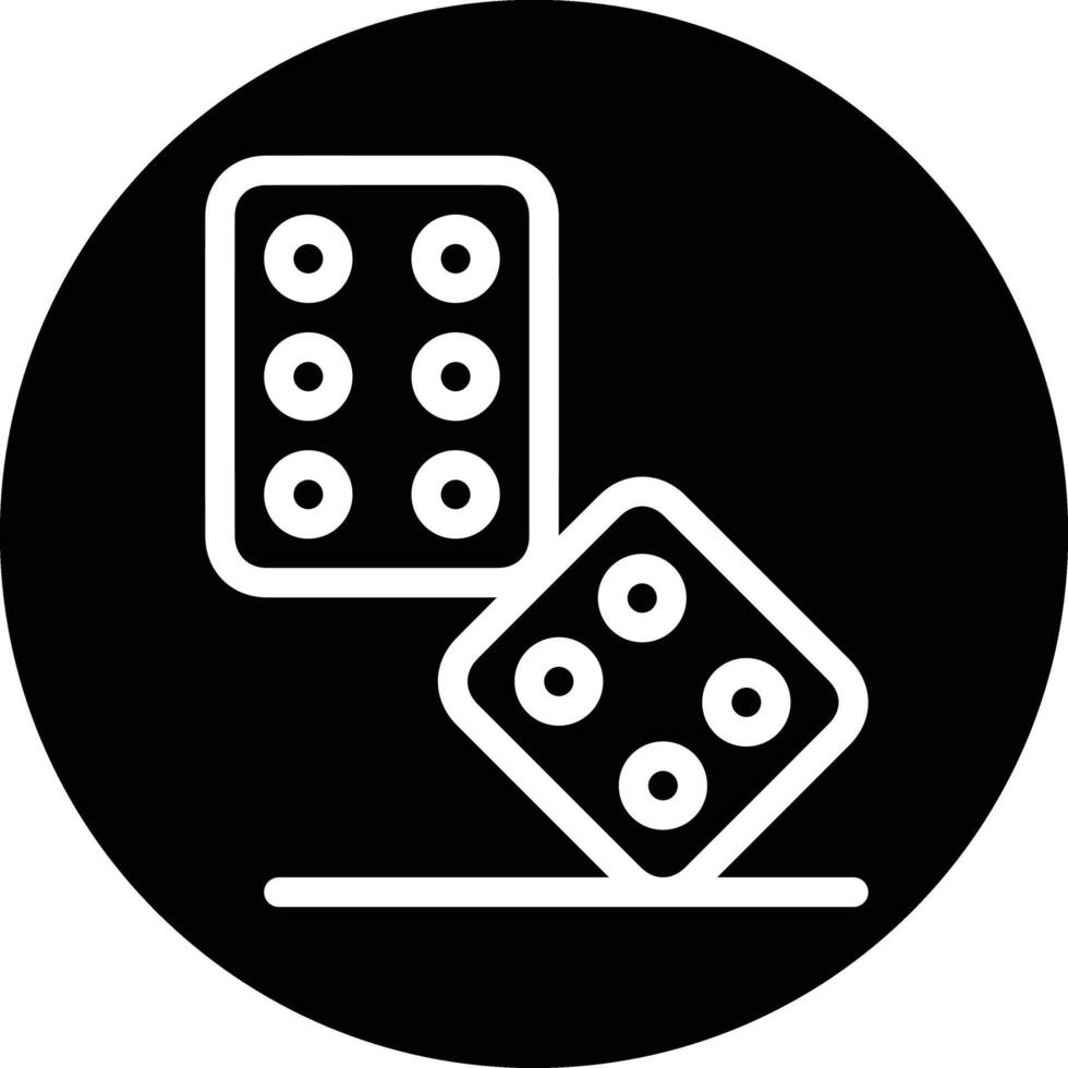 Dice Icon Design Illustration vector