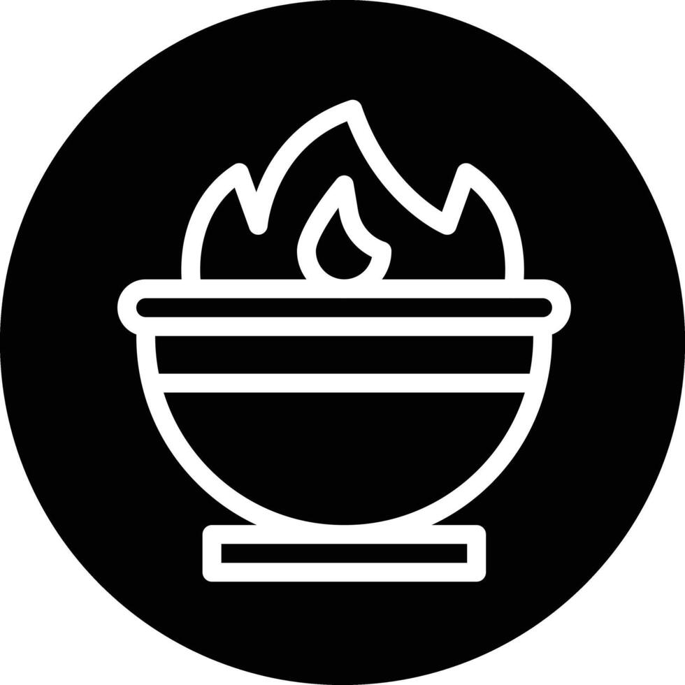 Cauldron Icon Design Illustration vector