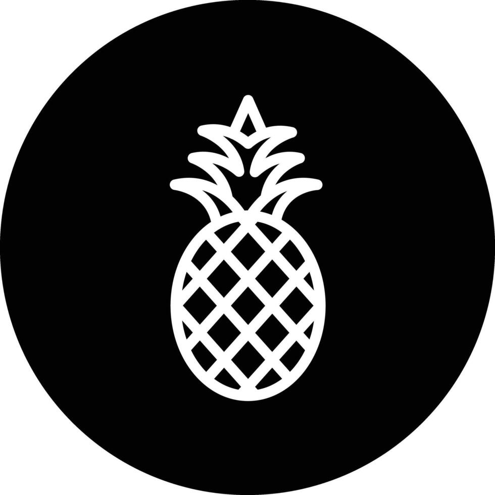 Pineapple Icon Design Illustration vector