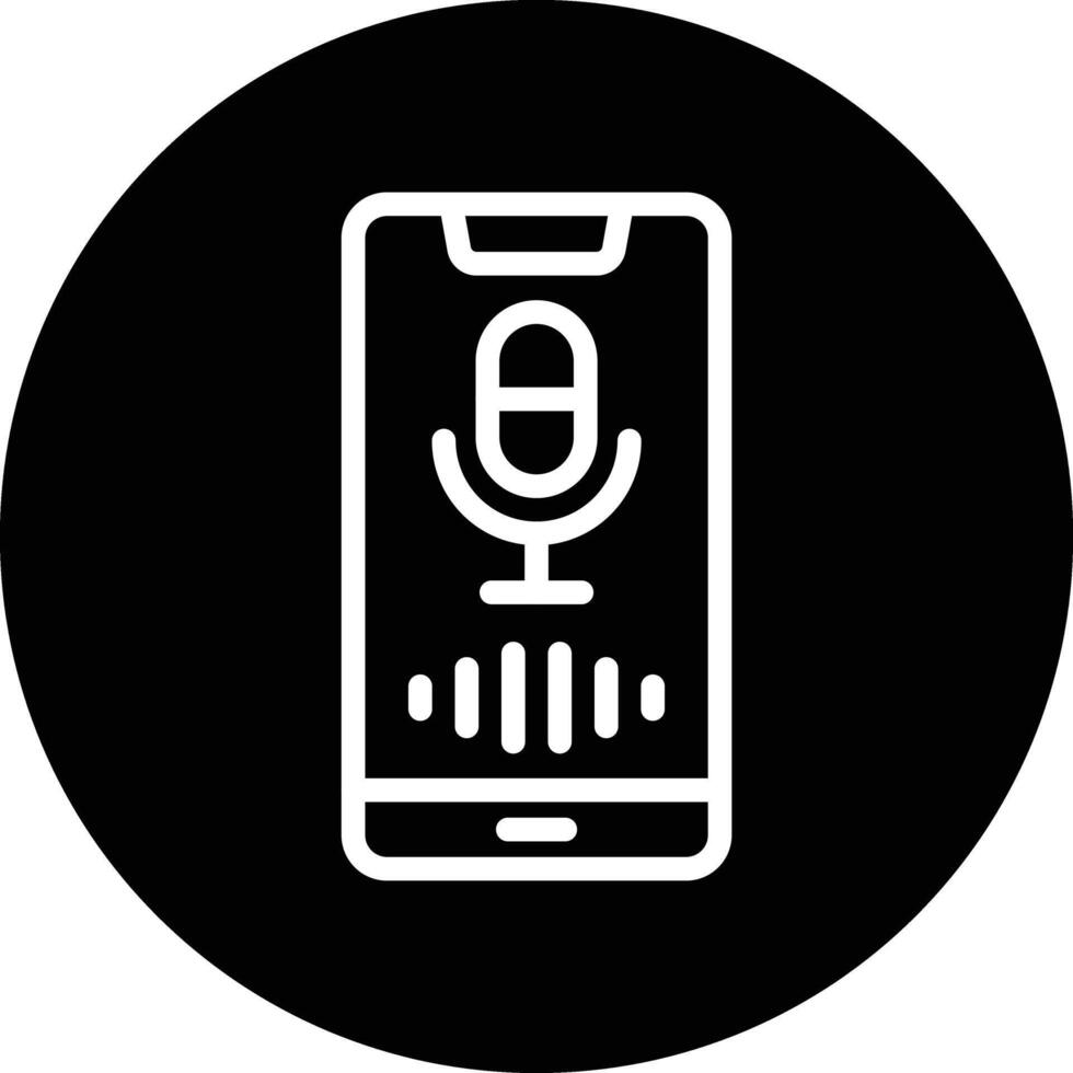 Voice Assistant Icon Design Illustration vector