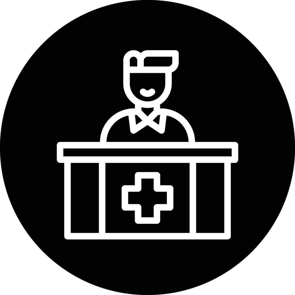 Reception Icon Design Illustration vector
