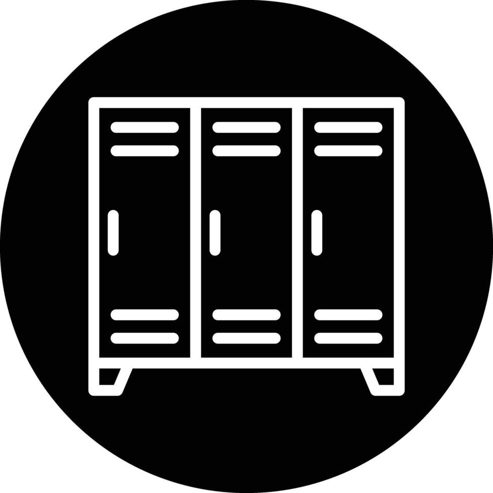 Locker Icon Design Illustration vector