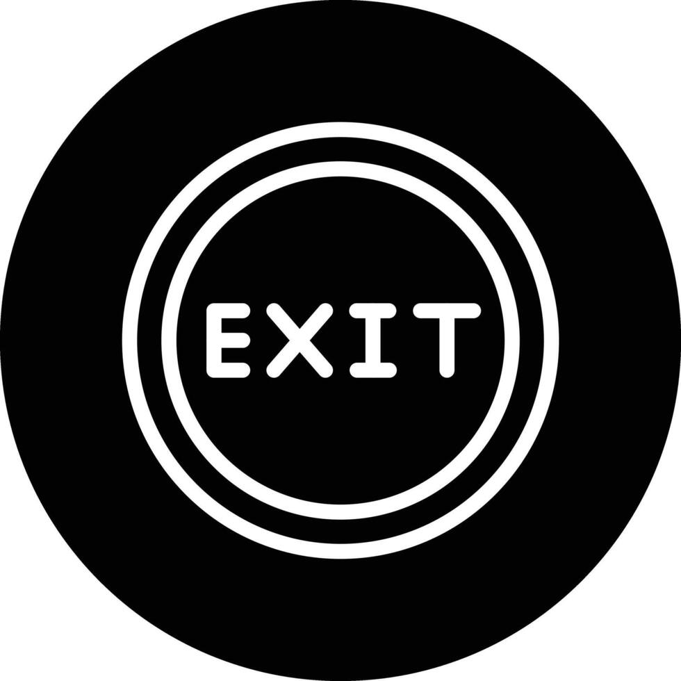 Exit Icon Design Illustration vector