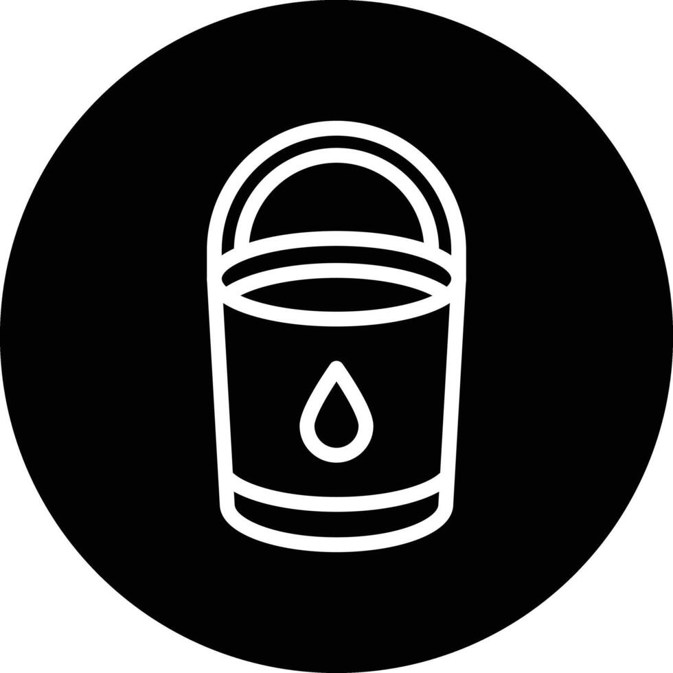 Bucket Icon Design Illustration vector