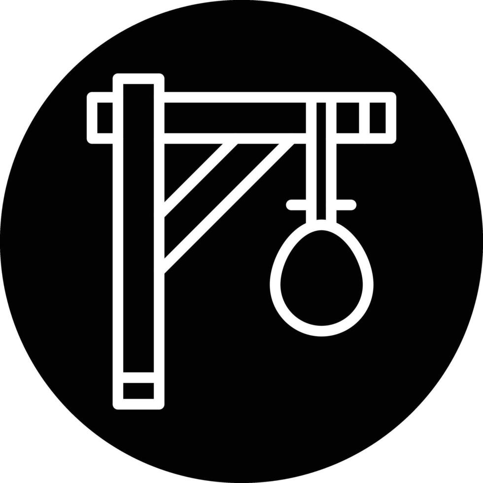 Gallows Icon Design Illustration vector
