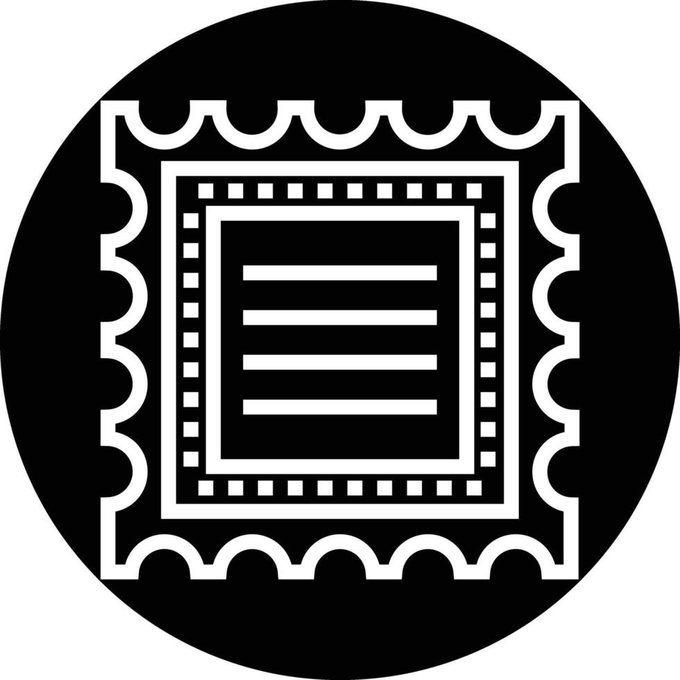Stamp Icon Design Illustration vector