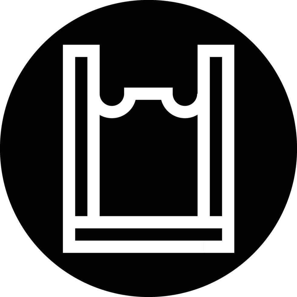 Plastic Bag Icon Design Illustration vector