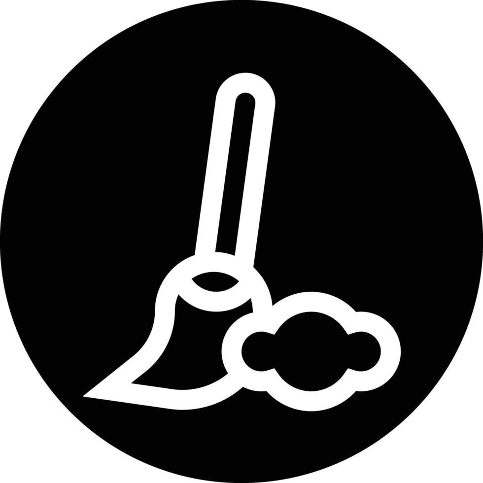 Broom Icon Design Illustration vector