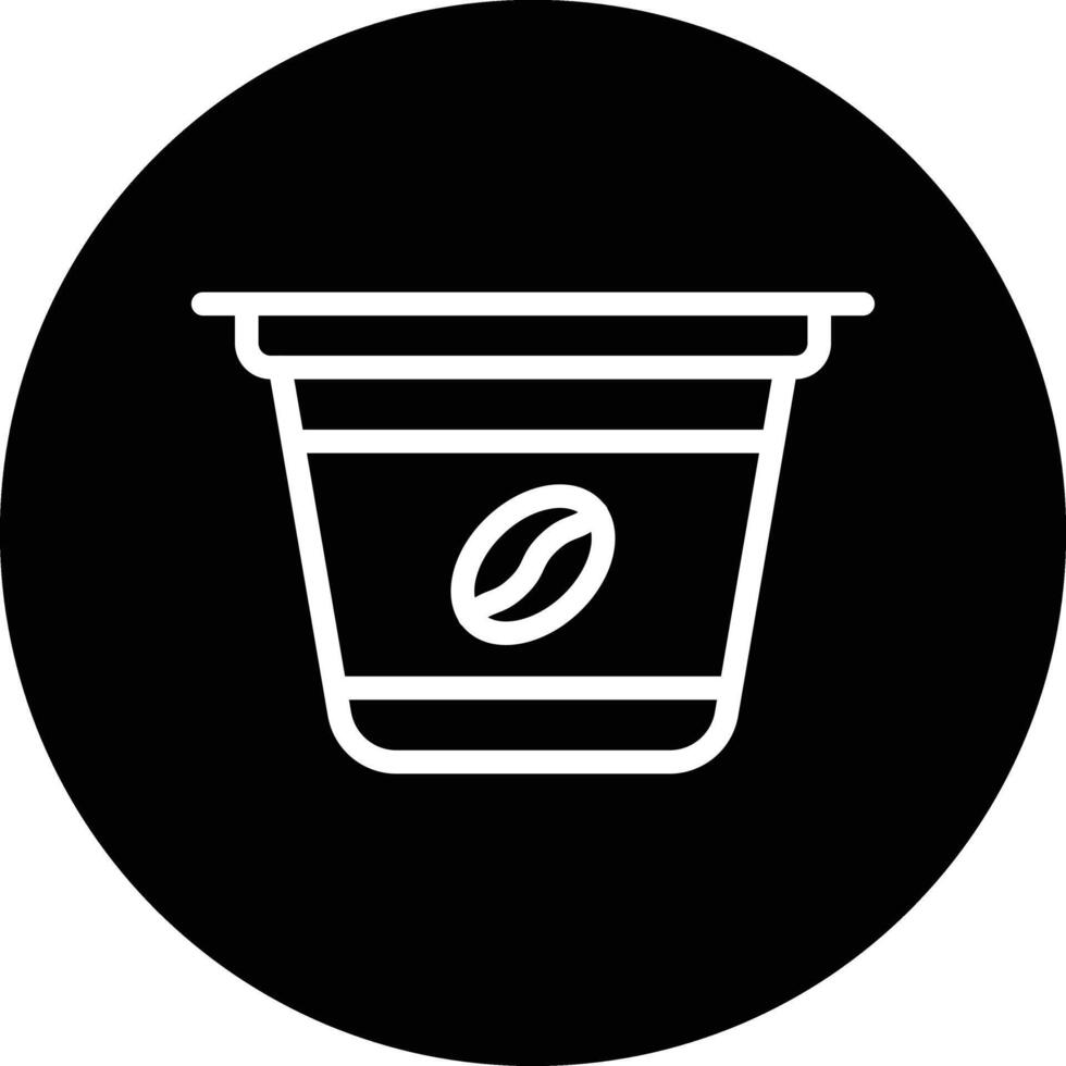 Coffee Capsule Icon Design Illustration vector