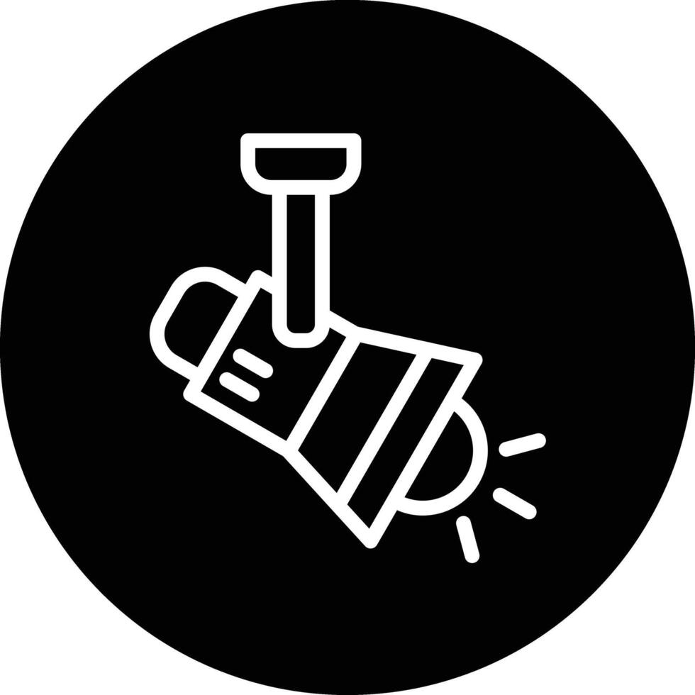 Spot Light Icon Design Illustration vector
