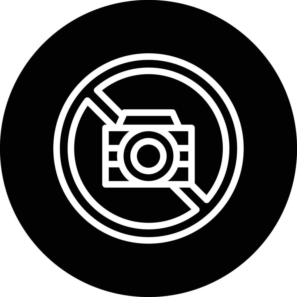 No Camera Icon Design Illustration vector