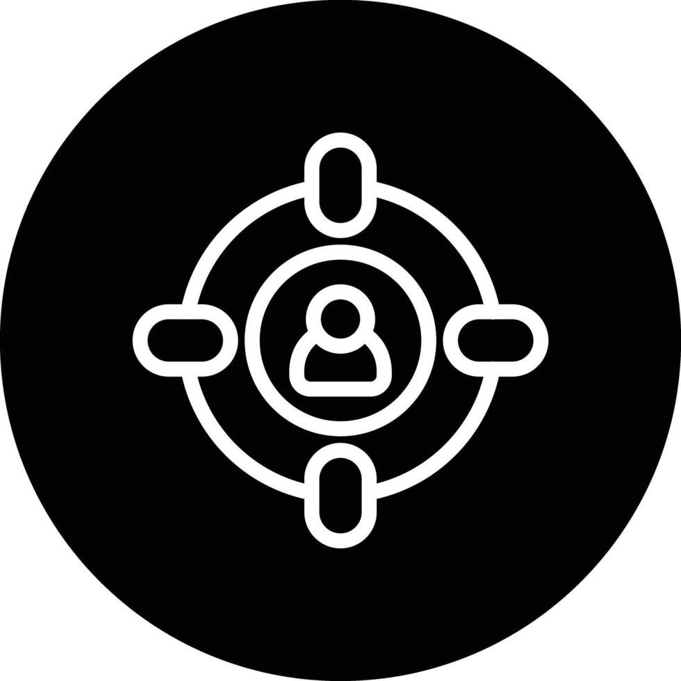 Target audience Icon Design Illustration vector