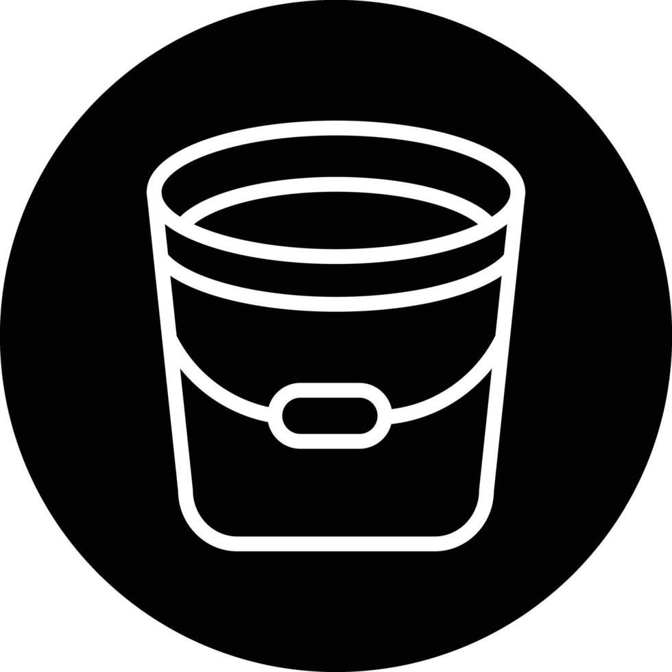 Bucket Icon Design Illustration vector