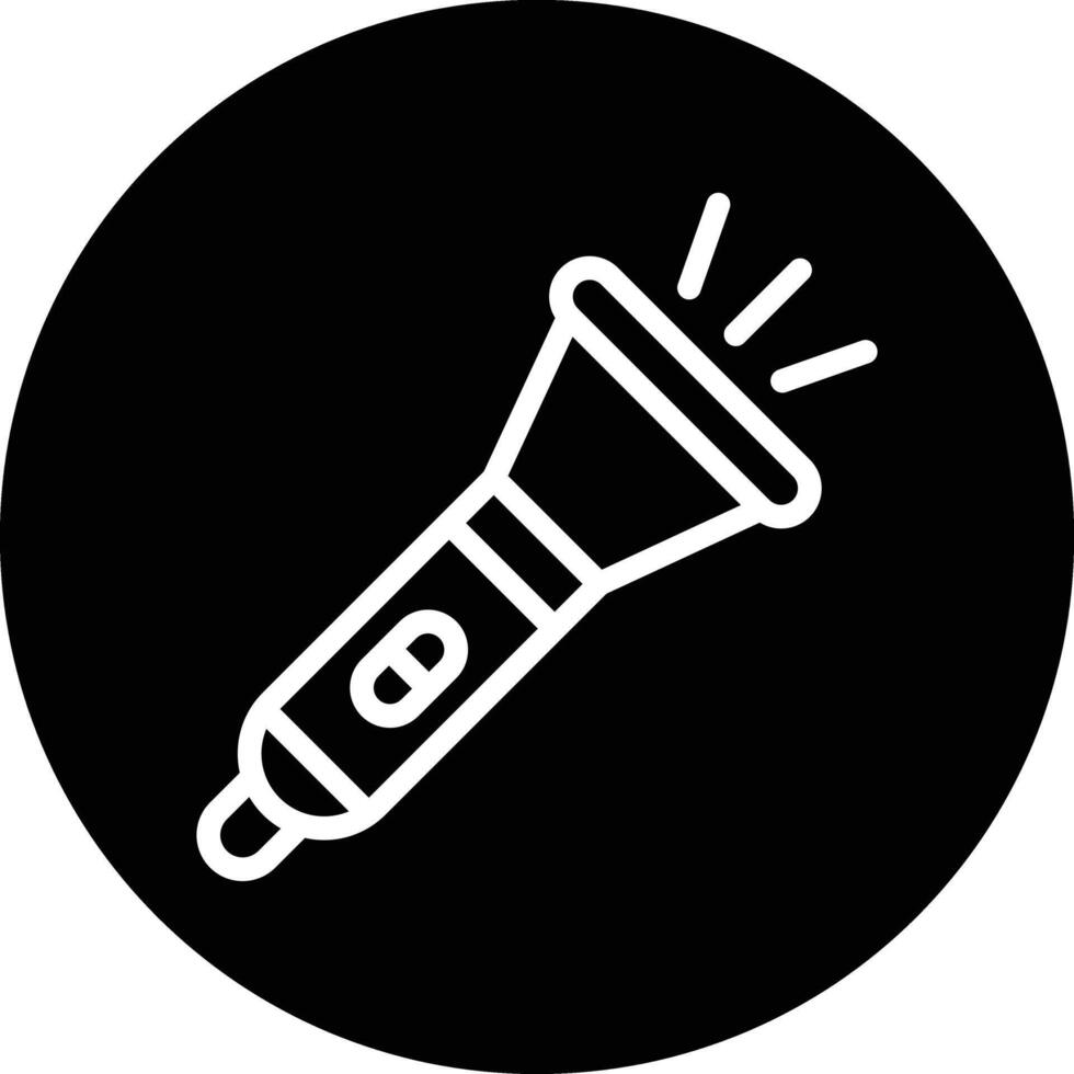 Flashlight Icon Design Illustration vector