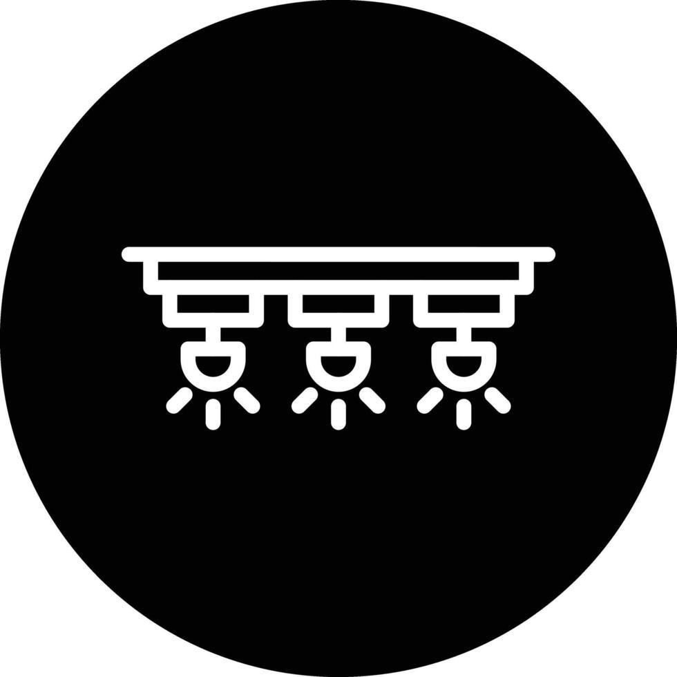 Spotlights Icon Design Illustration vector