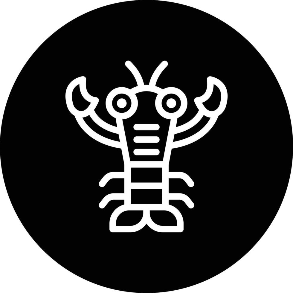 Lobster Icon Design Illustration vector