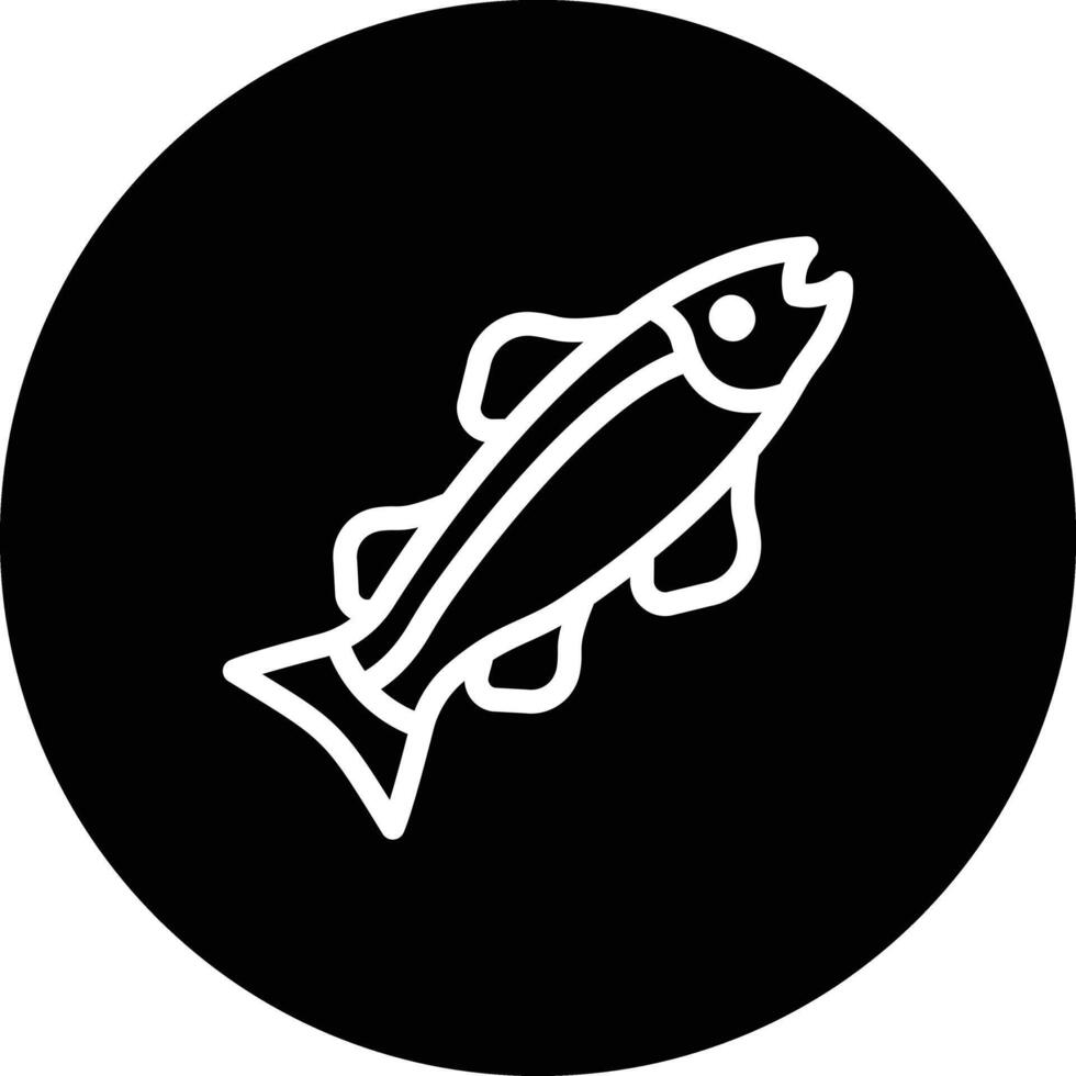 Salmon Icon Design Illustration vector