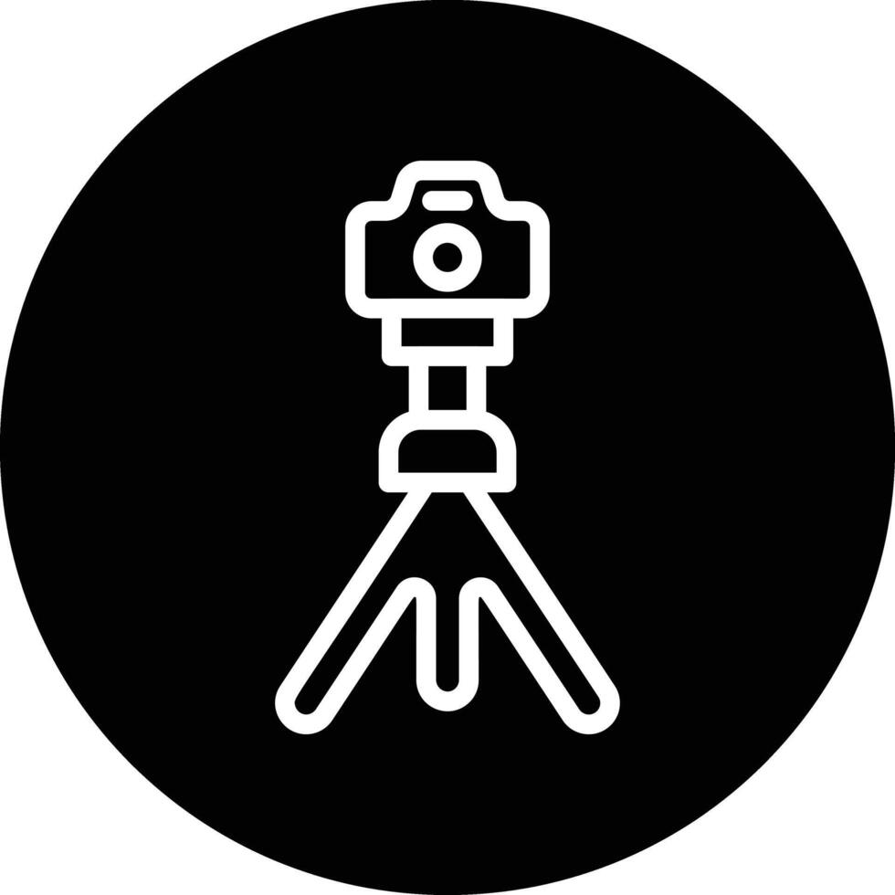 Tripod stand Icon Design Illustration vector