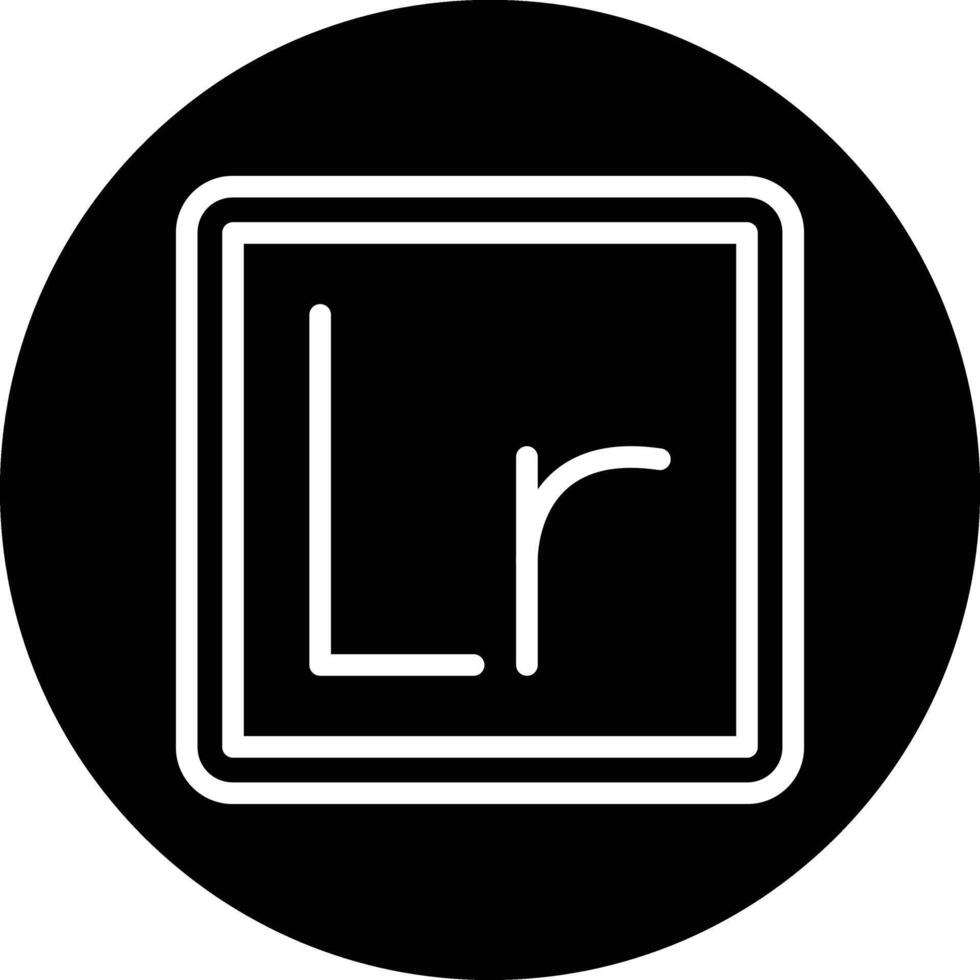Lightroom Icon Design Illustration vector