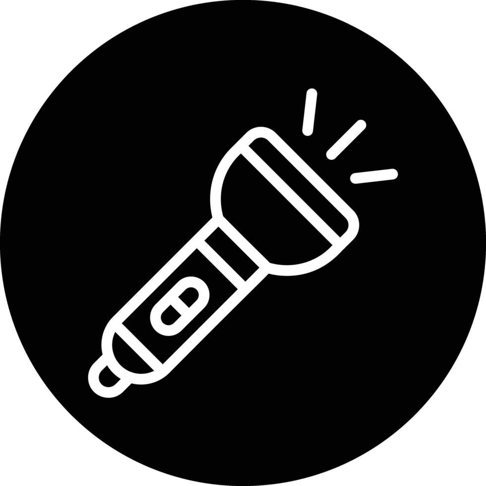 Flashlight Icon Design Illustration vector