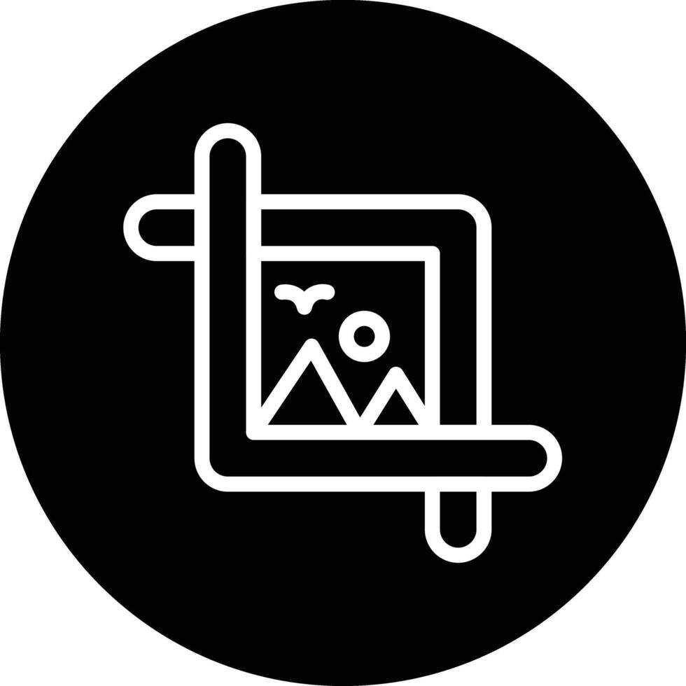 Crop Icon Design Illustration vector