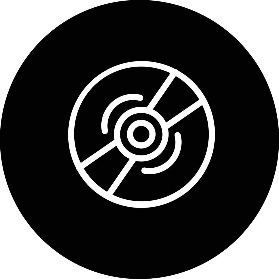 Compact Disk Icon Design Illustration vector