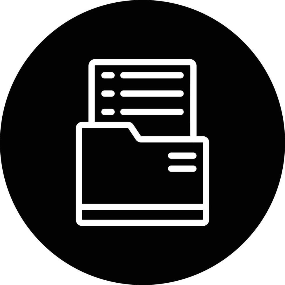 Dossier Icon Design Illustration vector