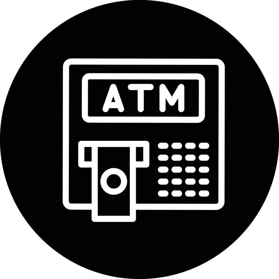 Atm Icon Design Illustration vector