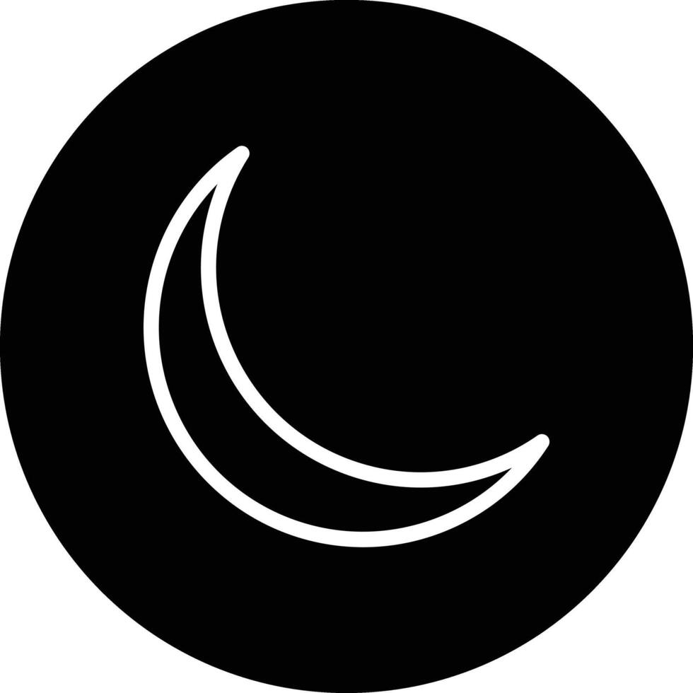 Moon Icon Design Illustration vector