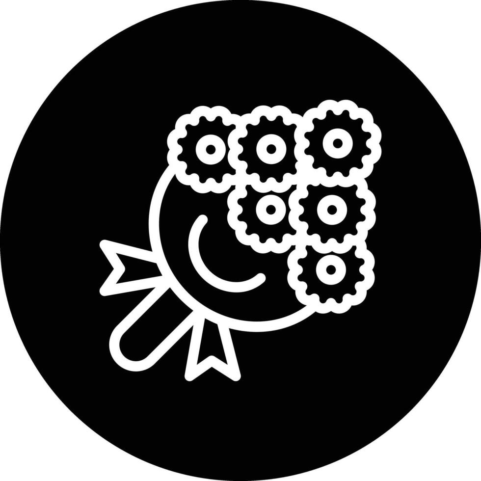 Bouquet Icon Design Illustration vector