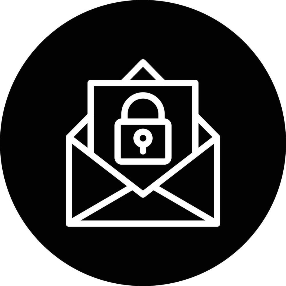Encrypted Icon Design Illustration vector