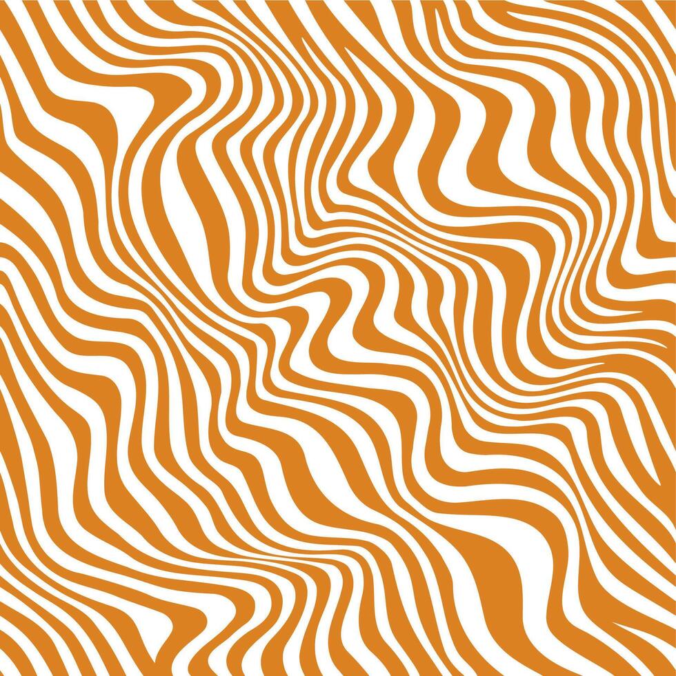 Wavy swirl caramel seamless pattern background vector