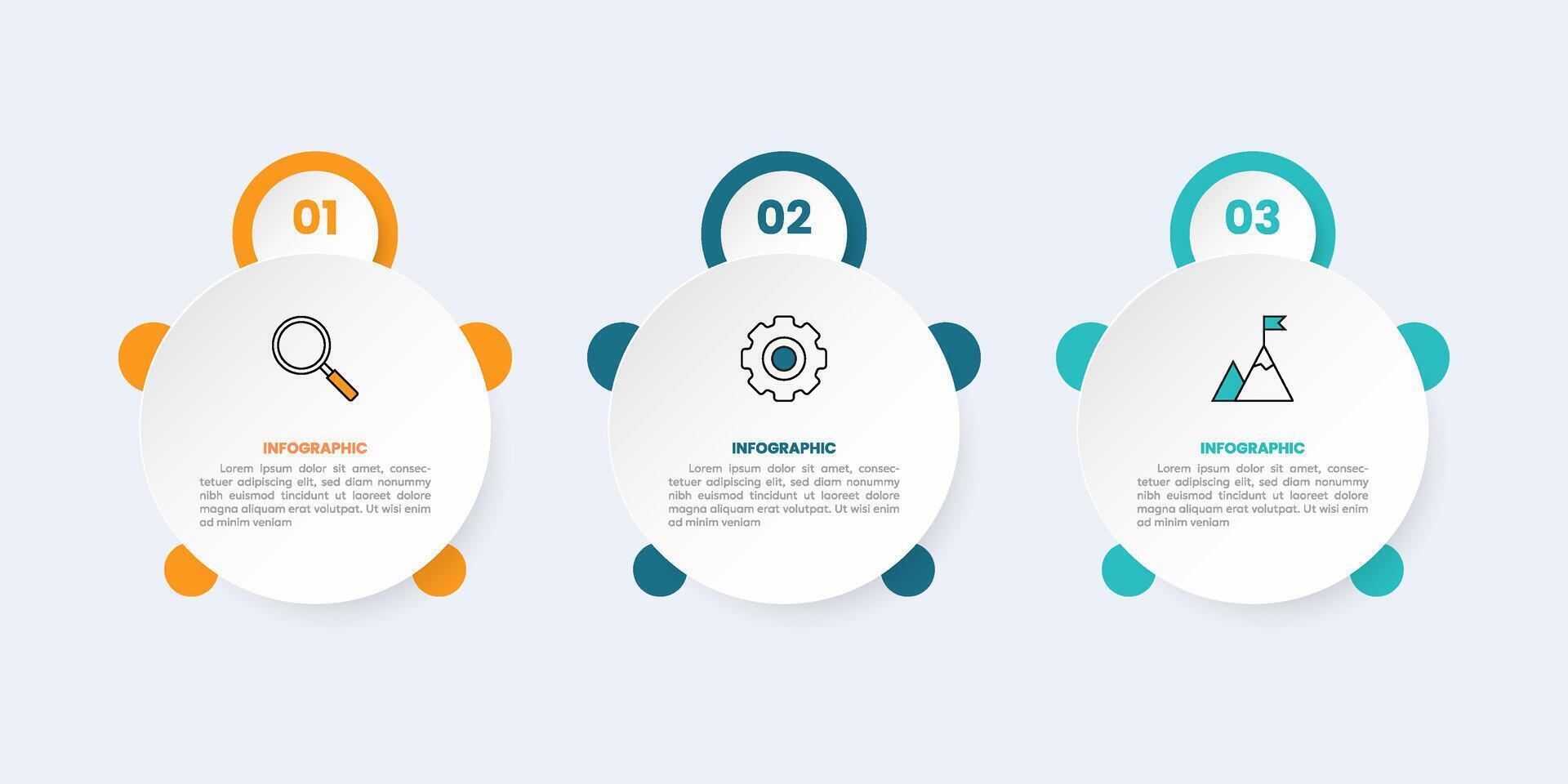 Timeline infographic template vector