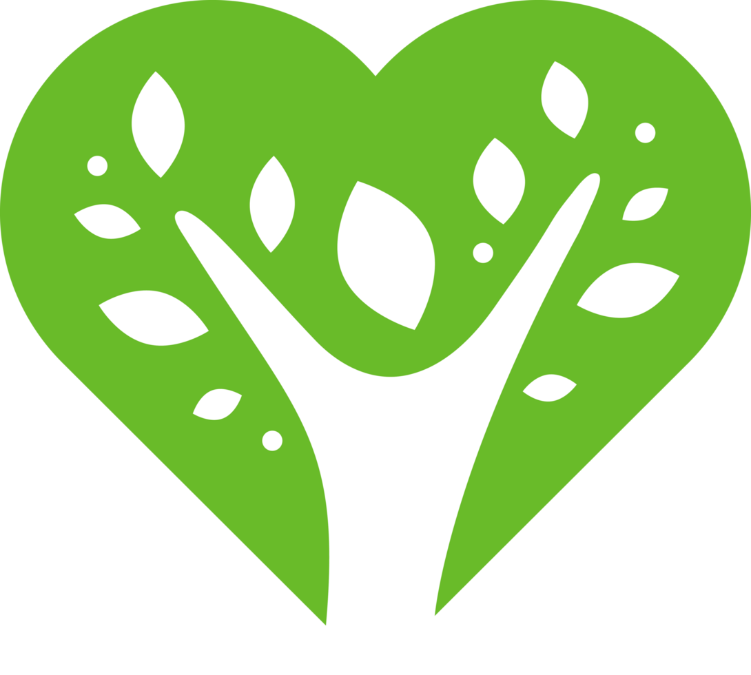 Green tree growth icon logo png