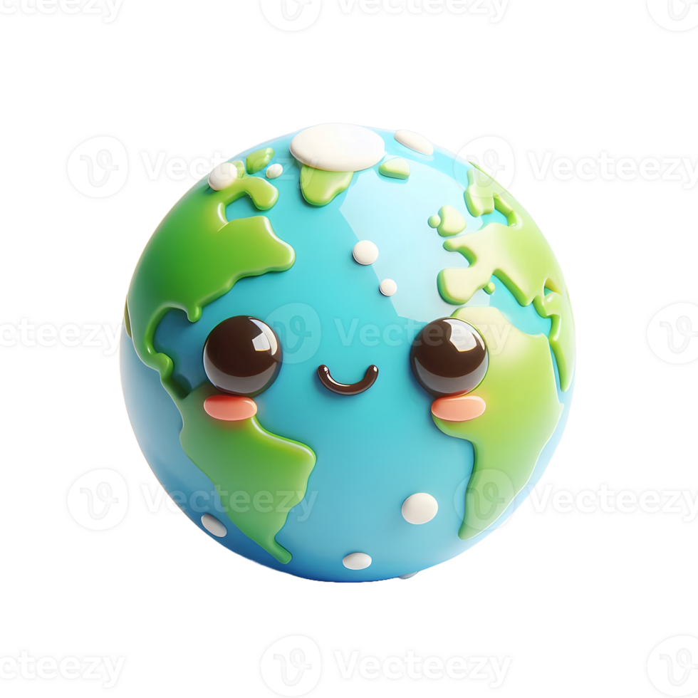 earth globe on white on transparent background png