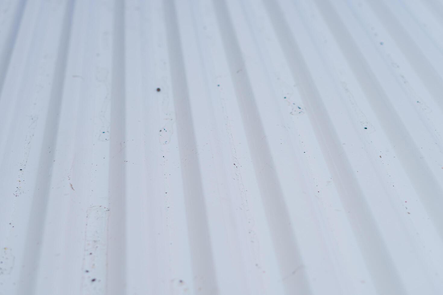 A close up of a white corrugated metal roof photo