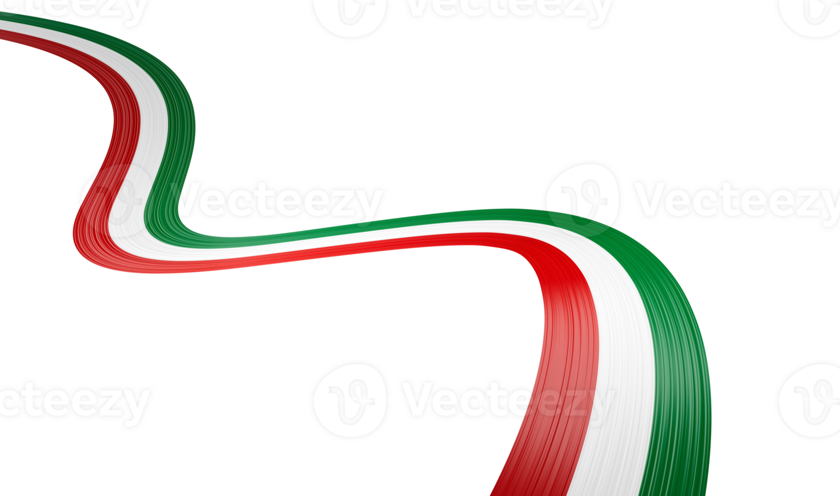 3d Flag Of Hungary 3d Wavy Shiny Hungary Ribbon 3d Illustration png