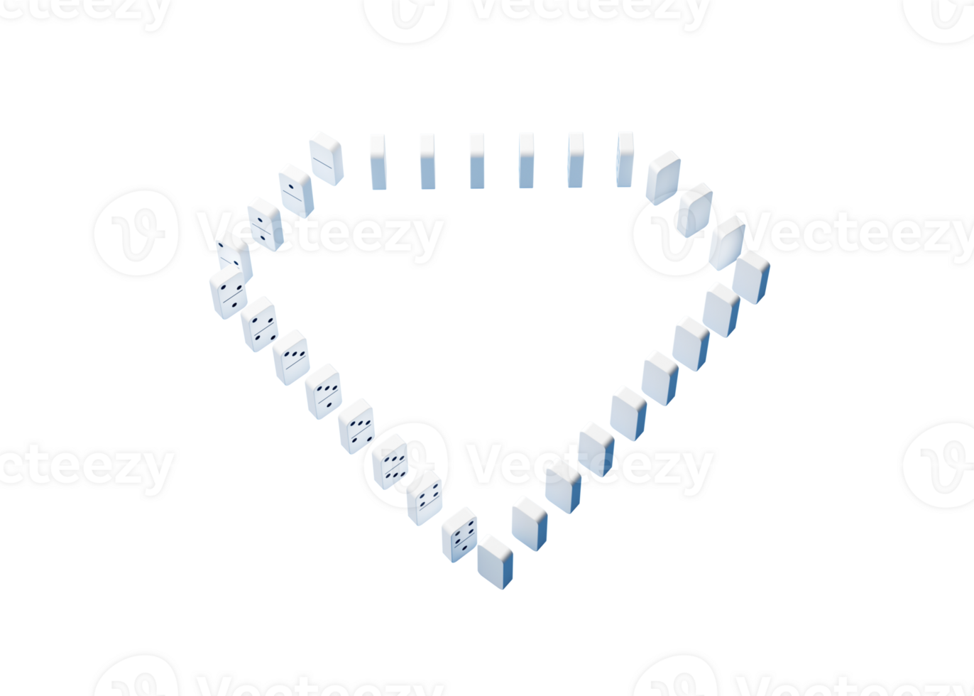 3d Unique Diamond Symbol Icon Made Of Domino Tiles 3d Illustration png